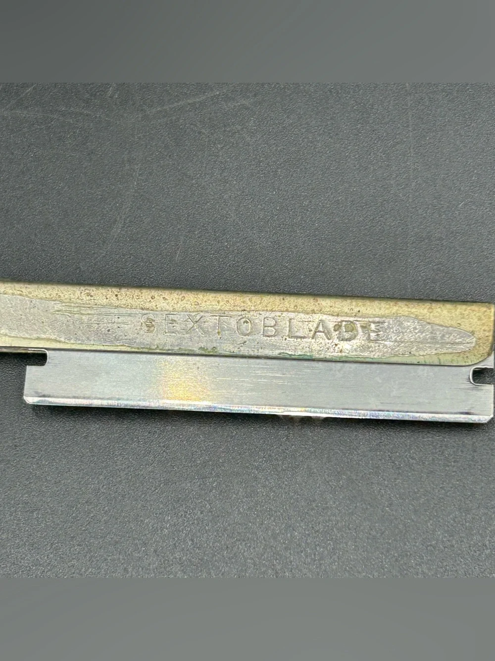 Vintage E Weck & Son Sextoblade Straight Razor Set Style B Case Extra Blades USA